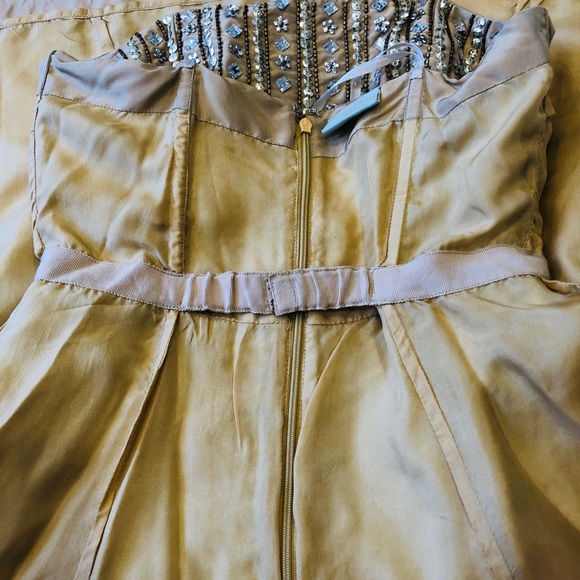 EUC**TRACY REESE**Gold STUNNING Party Dress - Picture 4 of 4